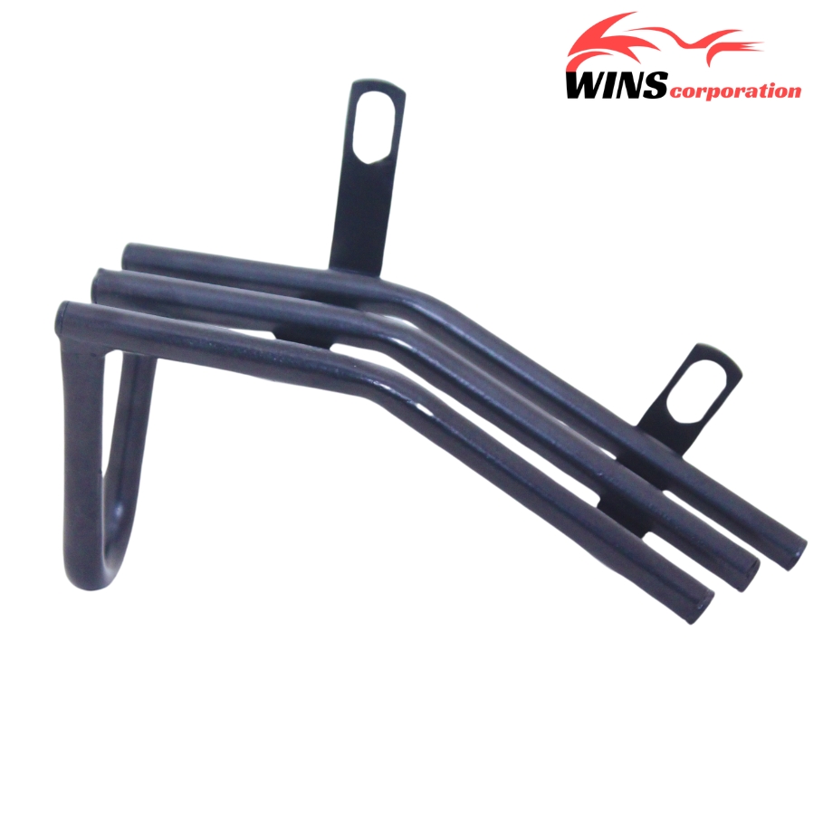 GIXXER Fi সাইলেন্সার 3 পাইপ জালি Black