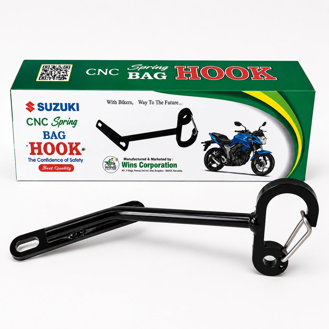Gixxer Monoton Suzuki CNC ব্যাগ হুক