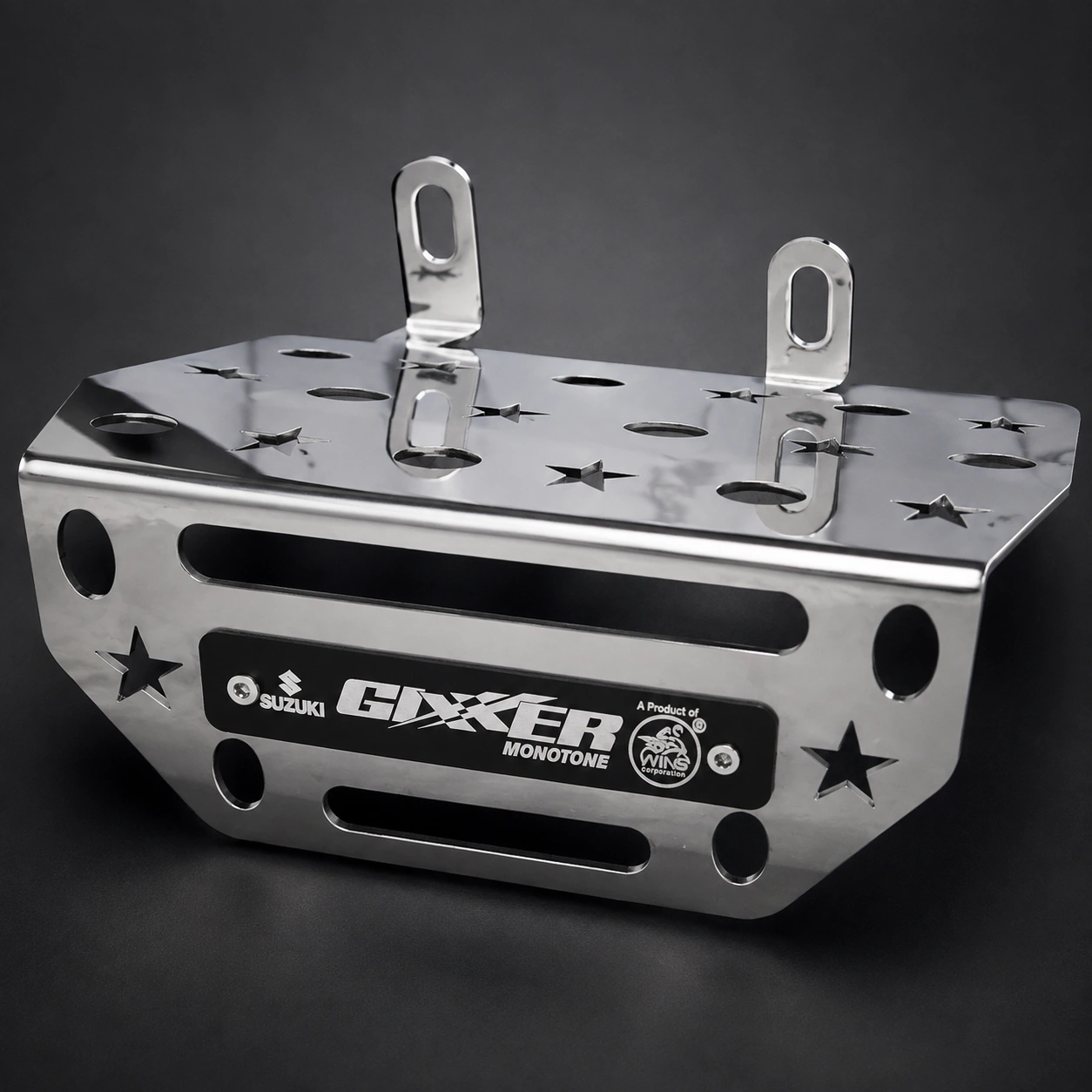 Gixxer Monotone সাইলেন্সার CNC খাঁচা SS - Image 2