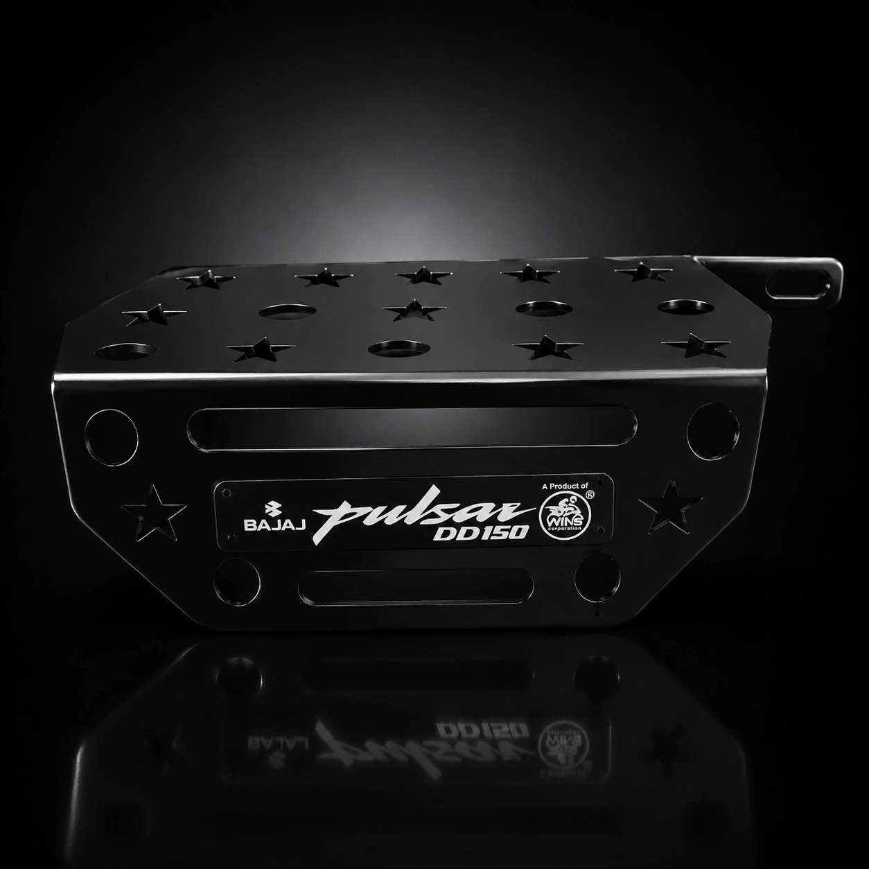Pulsar-Double-Disk-Bajaj-সাইলেন্সার-CNC-খাঁচা-MS - Image 2