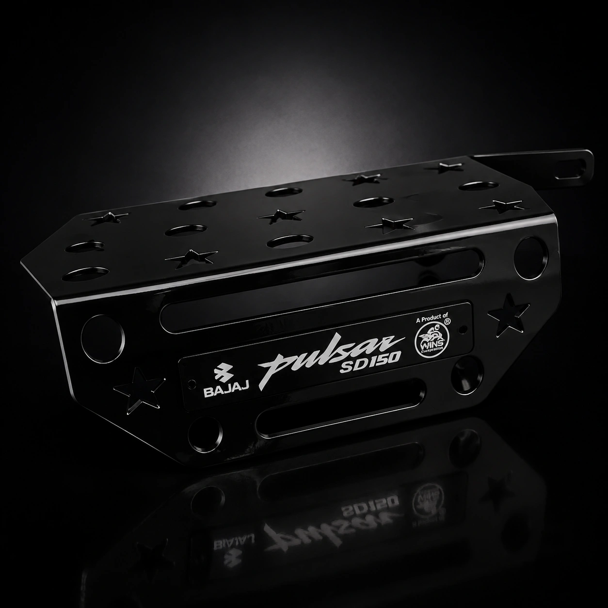 Pulsar-Single-Disk-Bajaj-সাইলেন্সার-CNC-খাঁচা-MS
