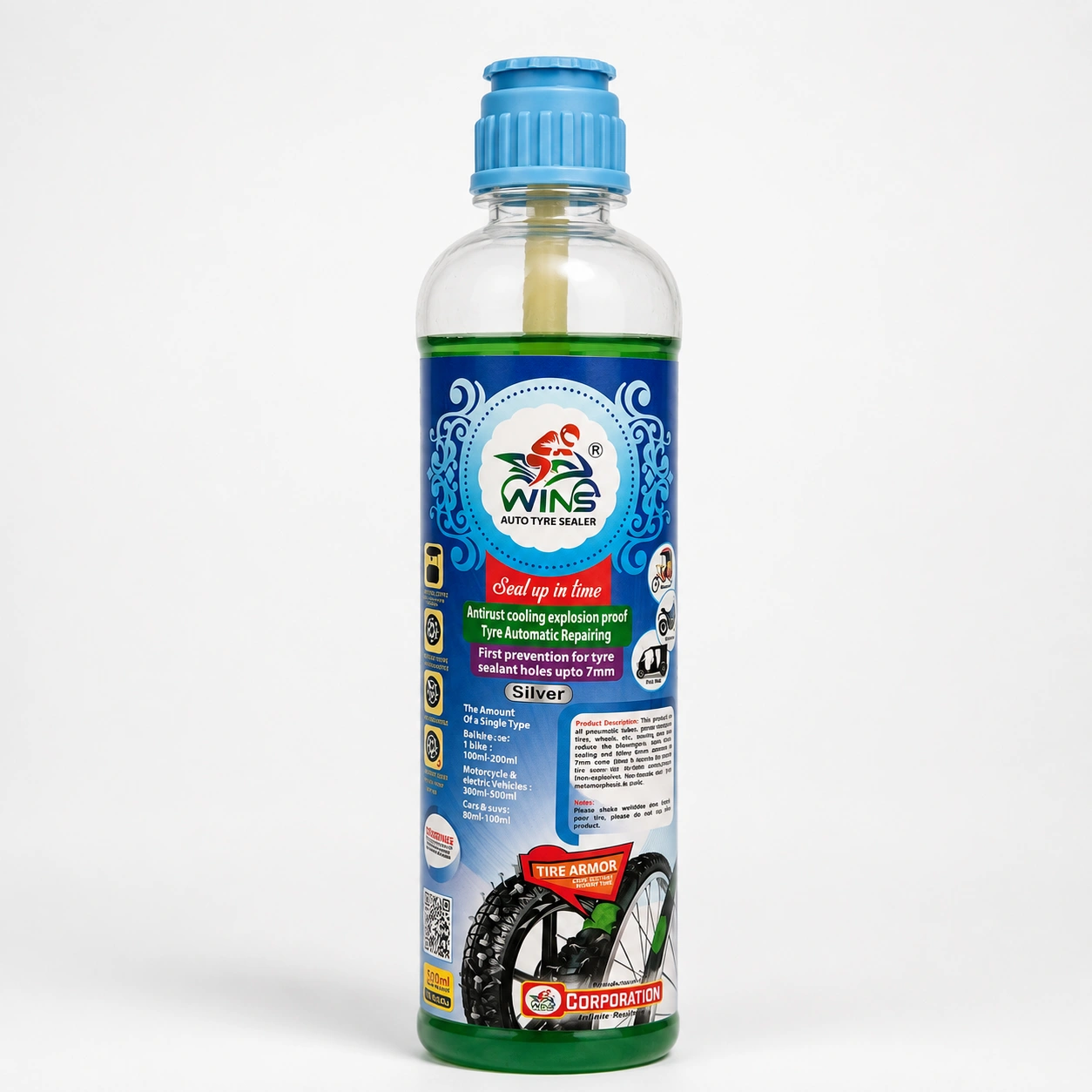 Wins Silver 500ml টায়ার জেল